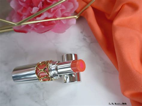 ysl flirt me coral swatch|Yves Saint Laurent Volupte Tint.